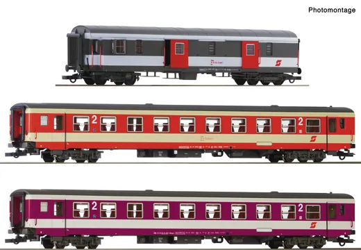 3-tlg. Set 1: Schnellzug „D 704“, ÖBB