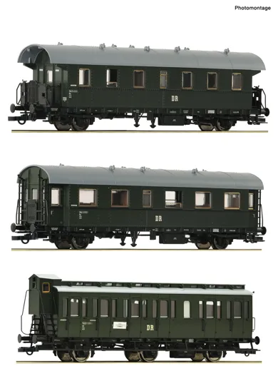 3-tlg. Set 2: Nebenbahnzug, DR