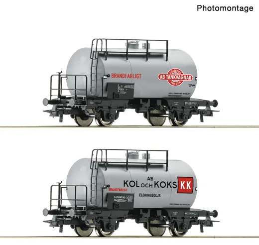 2-tlg. Set: Kesselwagen, SJ
