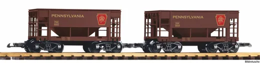 G 2er Set Schüttgutwagen PRR