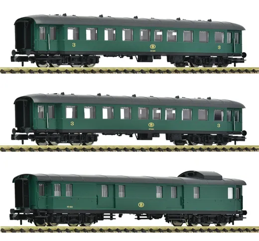 3-tlg. Set: Personenzug, SNCB