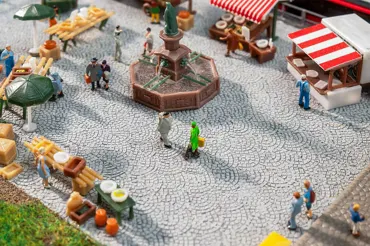 PREMIUM Strassenfolie Römisches Kopfsteinpflaster