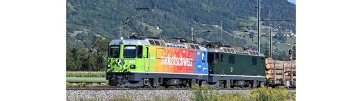 RhB Ge 4/4 II 631 Werbelok "Südostschweiz"