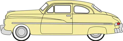 Mercury 8 Coupe yellow
