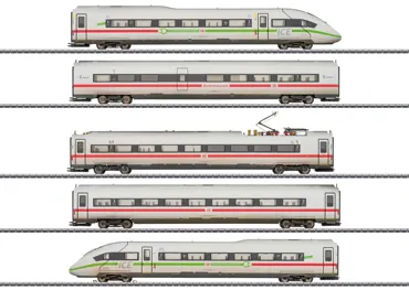 Triebwagenzug ICE 4 Baureihe 412/812, verschmutzter Betriebszustand, DB