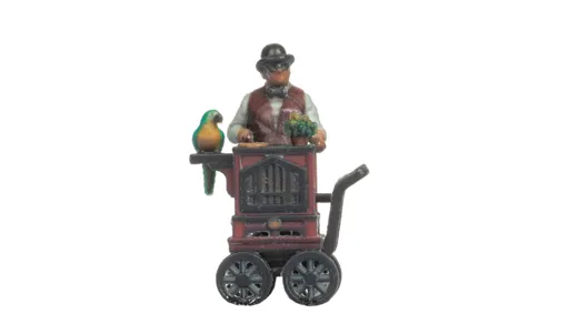 Drehorgelspieler, 3D-Master-Einzelfigur