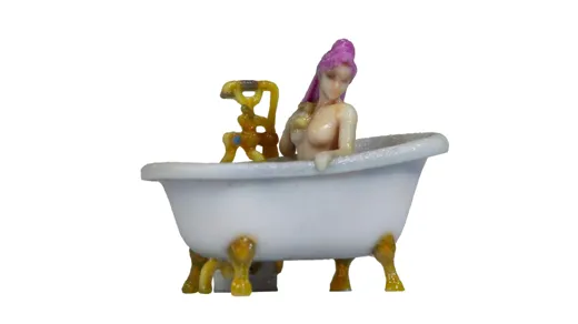 Badende Frau, 3D-Master-Einzelfigur