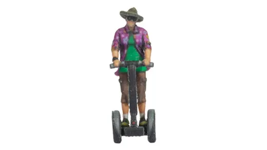 Segwayfahrer, 3D-Master-Einzelfigur