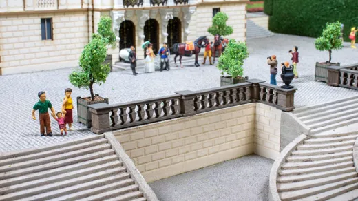 L-C minis Balustrade, 22,5cm lang, 1,4cm hoch