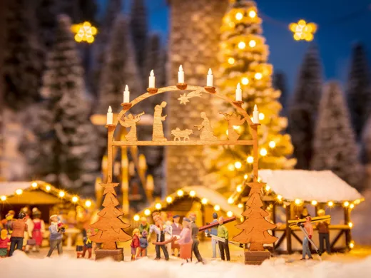 L-C minis Weihnachtsmarkt-Eingangsbogen