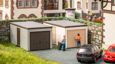 L-C N Fertig-Garagen 2 Stück