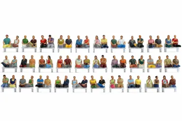 Mega-Spar-Set Sitzende Passagiere