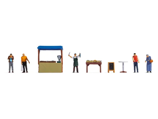 Figuren-Themenwelt Fischstand