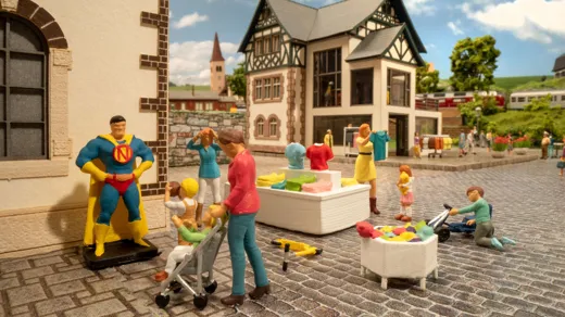 Figuren-Themenwelt Spielwarengeschäft