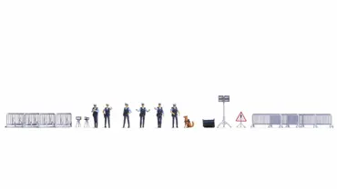 Figuren-Themenwelt Polizeieinsatz