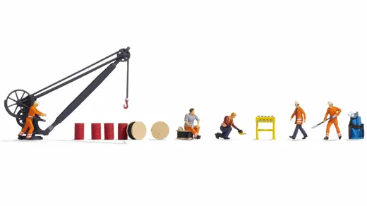 Figuren-Themenwelt Bahnbetriebswerk
