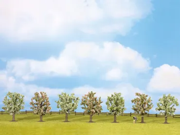 Obstbäume blühen, 7 St., 8 cm