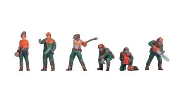 Waldarbeiter, 3D-Farbdruck