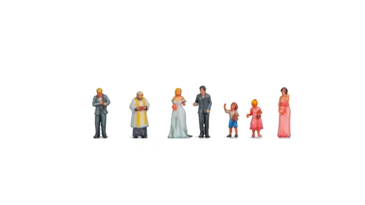 Hochzeitspaar, 3D-Farbdruck