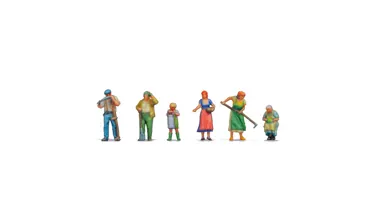 Landwirte, 3D-Farbdruck