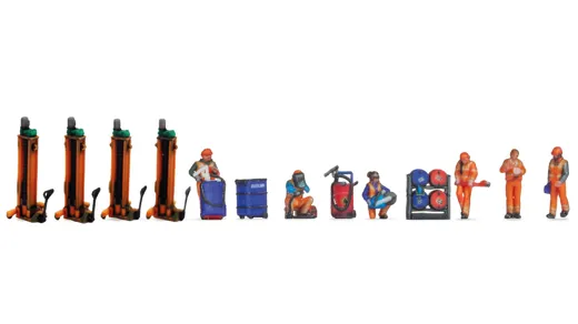 Figuren-Themenwelt Bahnbetriebswerk