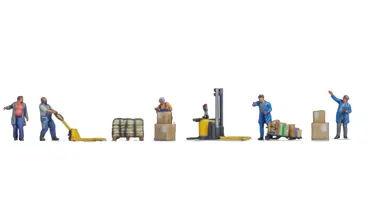 Lagerarbeiter, 3D-Farbdruck