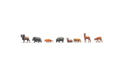 Waldtiere, 3D-Farbdruck