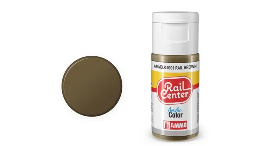 Schienenbraun, Acrylfarbe 20 ml