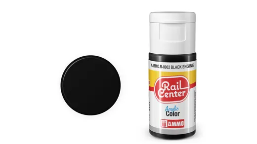 Motorschwarz, Acrylfarbe 20 ml