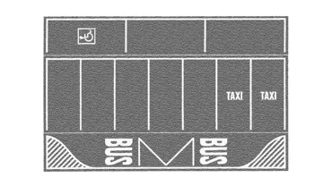 Parkplatz grau
