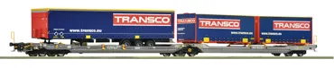 Doppeltaschen-Gelenkwagen T3000e, HUPAC