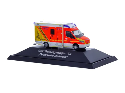 GSF RTW ´18 Feuerwehr Detmold