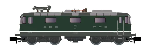 SBB E-Lok Re 4/4 II 11142 grün, Ep.V