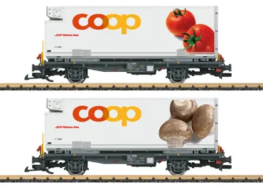 RhB Containerwagen Set “coop®“