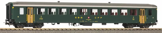 Personenwagen EW I 2. Klasse alte Schrift SBB IV