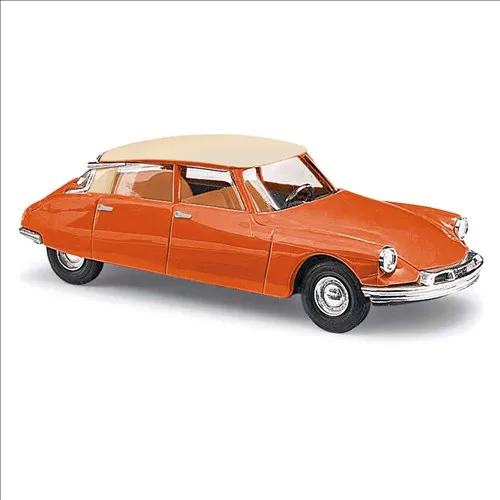 Citroën DS19 zweifarbig, Orange/Creme