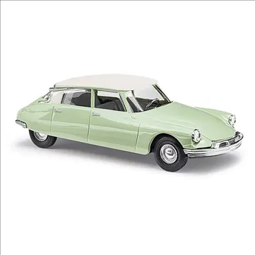 Citroën DS19 zweifarbig, Gelbgrün/Weiss
