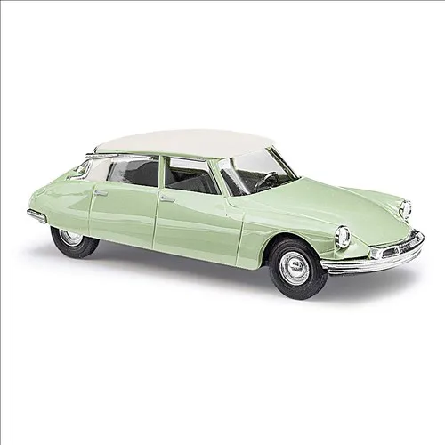 Citroën DS19 zweifarbig, Gelbgrün/Weiss
