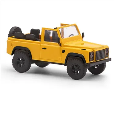 Land Rover Defender 90 offen, Gelb