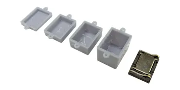 Lautsprecher 13mm x 18mm x 4.5mm, rechteckig, 4 Ohm, mit Schallkapselset