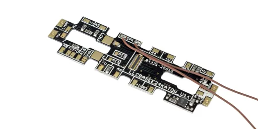 Adapterplatine, Für Kato USA N WideBody, für E24 Interface