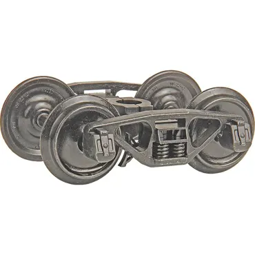 #970 Large Scale, G Scale (1:29) A.S.F. A-3 Ride-Control Metal Trucks with 33" Smooth Back Metal Wheels