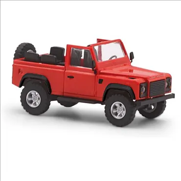 Land Rover Defender 90 offen, Rot