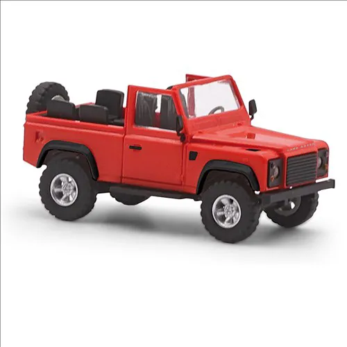 Land Rover Defender 90 offen, Rot