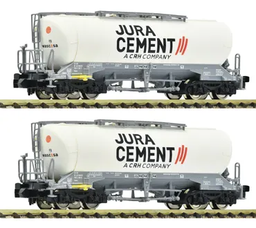 2-tlg. Set: Silowagen, Wascosa/Jura Cement, Privatbahn