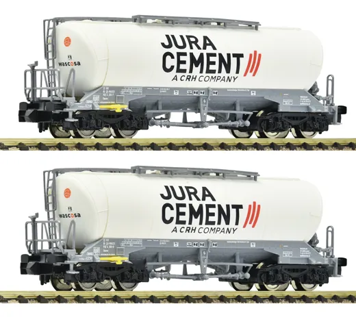 2-tlg. Set: Silowagen, Wascosa/Jura Cement, Privatbahn