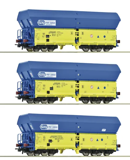 3-tlg. Set: Selbstentladewagen, PKP