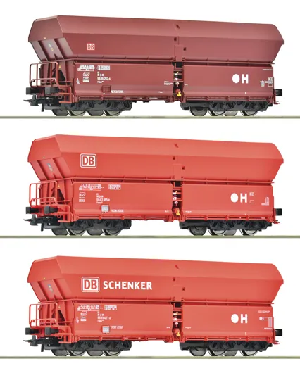 3-tlg. Set: Selbstentladewagen, DB AG