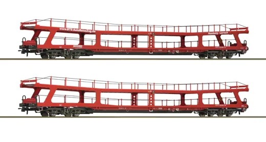 2-tlg. Set: Autotransportwagen, BTE, Privatbahn