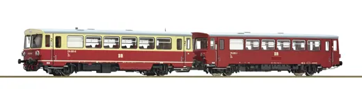 Dieseltriebwagen 174 001-8 mit Beiwagen, DR